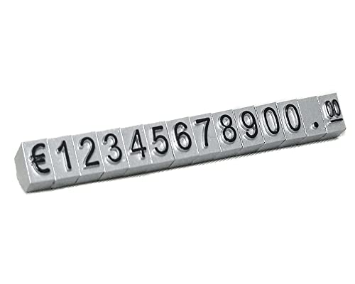 Set Steckpreisschilder Preisauszeichnung Preisschilder 6mm silber von Yudu
