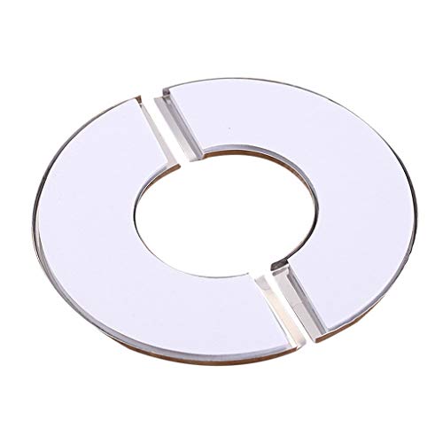 Yue668 Edelstahl Abdeckring Abwasserrohr Heizungsrohr Boden Wand Loch Dekor Modern (D) von Yue668