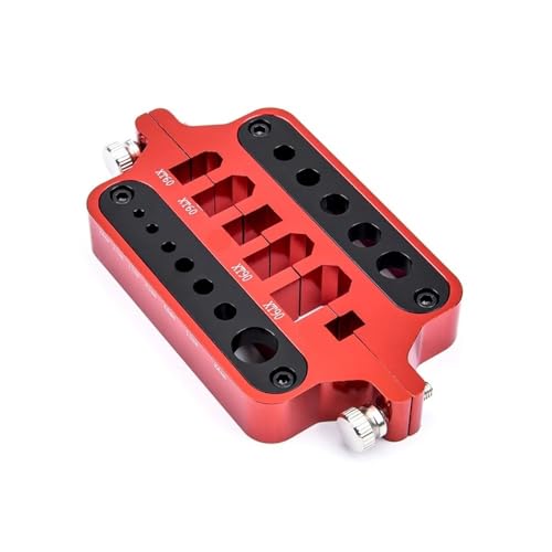 YueJay Wärmeschutz-Aluminium-Schweißlöt-Isolierstation for XT60 XT90(Red) von YueJay