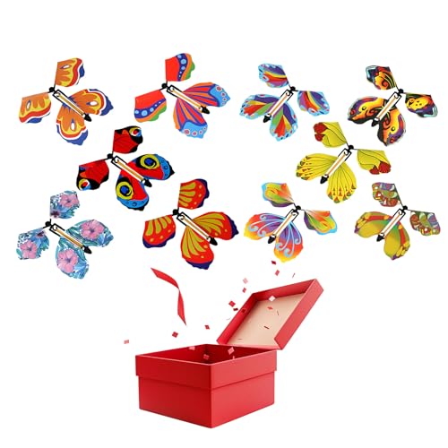 10-Stück Fliegende Schmetterlinge,Magische Flying Butterfly,Magic Fliegender Schmetterling,Flying Wish Paper Schmetterlings,Surprise Schmetterlinge Geschenk,Überraschung Schmetterlingen Mitgebsel 10-Stück Fliegende Schmetterlinge,Magische Flying Butterfly,Magic Fliegender Schmetterling,Flying Wish Paper Schmetterlings,Surprise Schmetterlinge Geschenk,Überraschung Schmetterlingen Mitgebsel von YueJieSelected