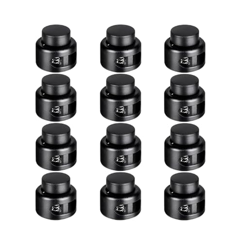 12 Stück Kordelstopper 2 Loch,Kordelstopper Schnürsenkel,Kordelklemme,Gummikordel Kordel Stopper,Schnurstopper Schnellverschluss,Schnürsenkel Stopper,Gummizug Lock Laces,Kapuzenband Kordelklemme(4mm) 12 Stück Kordelstopper 2 Loch,Kordelstopper Schnürsenkel,Kordelklemme,Gummikordel Kordel Stopper,Schnurstopper Schnellverschluss,Schnürsenkel Stopper,Gummizug Lock Laces,Kapuzenband Kordelklemme(4mm) von YueJieSelected