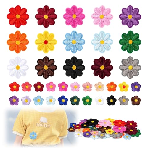 37-Stück Bügelflicken,Flicken zum aufbügeln,Bügelbilder für textilien,Kinder Bügelbilder blumen,Kinder Applikationen Stern,Aufbügelmotive,Seam,Stoffaufnäher,Selbstklebend,Innen Jeans Flicken Reparatur von YueJieSelected
