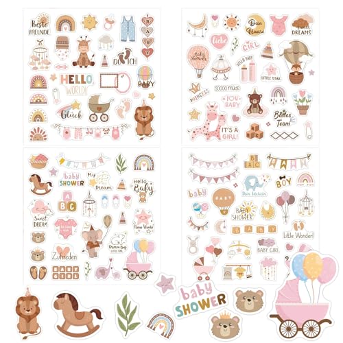 4 Blätter Niedliche Baby-Aufkleber,Baby Fotoalbum Sticker,Cartoon Sticker Babyalbum,Sticker Babyparty,Morandi Dekoratives Handbuch Scrapbook Baby Aufkleber für Kinder DIY Handgemachte Album Tagebuch 4 Blätter Niedliche Baby-Aufkleber,Baby Fotoalbum Sticker,Cartoon Sticker Babyalbum,Sticker Babyparty,Morandi Dekoratives Handbuch Scrapbook Baby Aufkleber für Kinder DIY Handgemachte Album Tagebuch von YueJieSelected