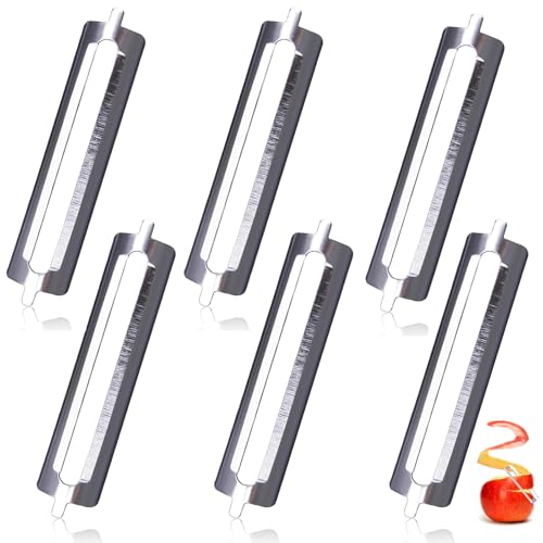 6 Stück Sparschäler Tupper,Sparschäler Ersatzklingen für Spargelschäler Tupperware Ersatzklinge,Gemüseschäler für Vegetable Peeler Gurkenschäler Potato Peeler,Neuer Kartoffelschäler Schälmesser 6 Stück Sparschäler Tupper,Sparschäler Ersatzklingen für Spargelschäler Tupperware Ersatzklinge,Gemüseschäler für Vegetable Peeler Gurkenschäler Potato Peeler,Neuer Kartoffelschäler Schälmesser von YueJieSelected