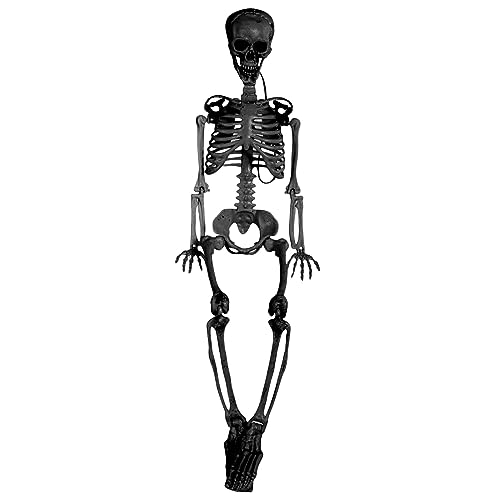 Halloween Bewegliches Skelett Halloween-Skelett 90cm realistische Kind Lebensgröße posable menschliche Skelett Knochen mit beweglichen Gelenken für Halloween Spukhaus Dekoration von YueYue