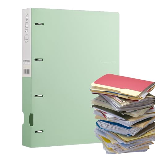 Yuecjian Akten-Organizer Ordner | 4-Loch Archivordner | Tragbarer A4 Aktenordner für Schule Büro und Reise Yuecjian Akten-Organizer Ordner | 4-Loch Archivordner | Tragbarer A4 Aktenordner für Schule Büro und Reise von Yuecjian