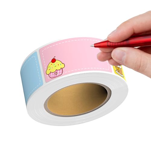 Yuecjian Farbkodierungsetiketten, 280 Stück pro Rolle, wasserdicht, selbstklebend, rechteckig, Namensschild für Basteldateien, Etikettierung, Planer, Schule, Klassenzimmer Yuecjian Farbkodierungsetiketten, 280 Stück pro Rolle, wasserdicht, selbstklebend, rechteckig, Namensschild für Basteldateien, Etikettierung, Planer, Schule, Klassenzimmer von Yuecjian