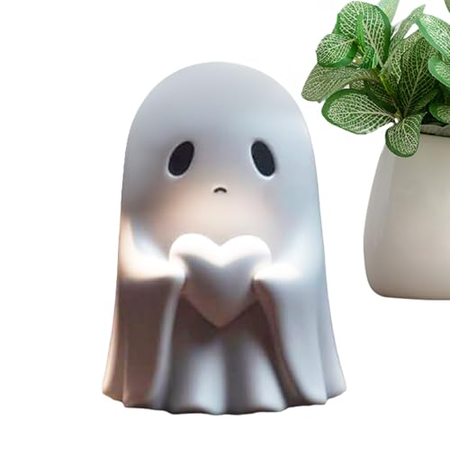 Yuecjian Geisterfiguren aus Kunstharz, niedliche Geisterstatue, Regaldekoration, dekorative Figuren für Bücherregal, Kaminsims, Fensterbank, TV-Schrank, Schreibtisch von Yuecjian