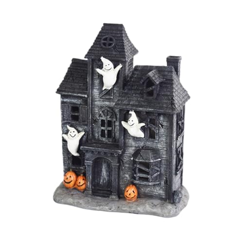 Yuecjian Halloween Dorfhäuser,Beleuchtetes Hexenhaus Deko Für Feiertage | Halloween Deko Zimmer Dekoration Für Wohnzimmer Schlafzimmer Küche Tisch Bücherregal Indoor Yuecjian Halloween Dorfhäuser,Beleuchtetes Hexenhaus Deko Für Feiertage | Halloween Deko Zimmer Dekoration Für Wohnzimmer Schlafzimmer Küche Tisch Bücherregal Indoor von Yuecjian