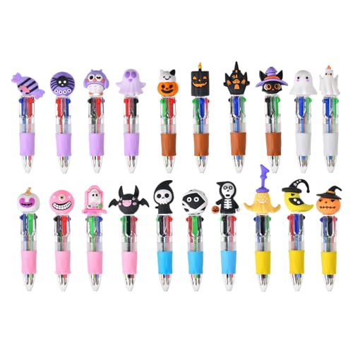 Yuecjian Halloween Stifte,20 Stück Gespenst Kürbis Hexe Festtags Kugelschreiber | Glatt Schnelltrocknend 4-Farben Niedliches Schreibgerät Halloween Büro Schule Lehrer Studieren Yuecjian Halloween Stifte,20 Stück Gespenst Kürbis Hexe Festtags Kugelschreiber | Glatt Schnelltrocknend 4-Farben Niedliches Schreibgerät Halloween Büro Schule Lehrer Studieren von Yuecjian