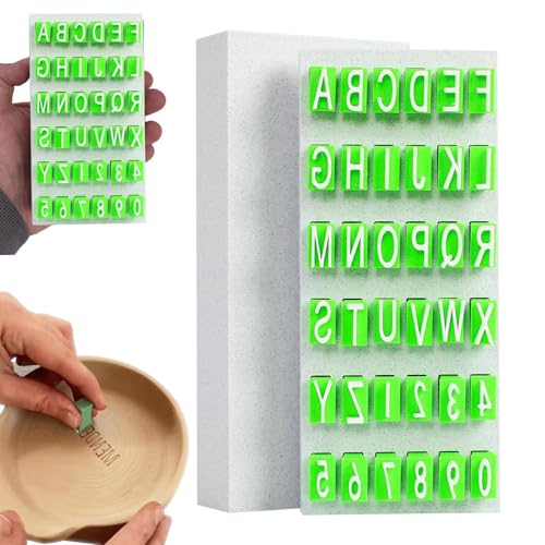 Yuecjian Ton-Buchstabenstempel, Kleinbuchstaben, Zahlenpresse, Keksstempel, Prägeformen für Zement-Bastelbegeisterte, , Kinder, Lehrer, Etiketten, Namen, Schule, Hochzeit, Süßigkeiten Yuecjian Ton-Buchstabenstempel, Kleinbuchstaben, Zahlenpresse, Keksstempel, Prägeformen für Zement-Bastelbegeisterte, , Kinder, Lehrer, Etiketten, Namen, Schule, Hochzeit, Süßigkeiten von Yuecjian