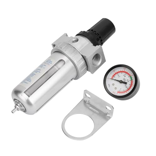 1/2 Air Compressor Regulator for Easy Installation and Maintenance, Air Compressor Water Trap Filter， Air Filter Regulator with Mount Connection von Yuecoom