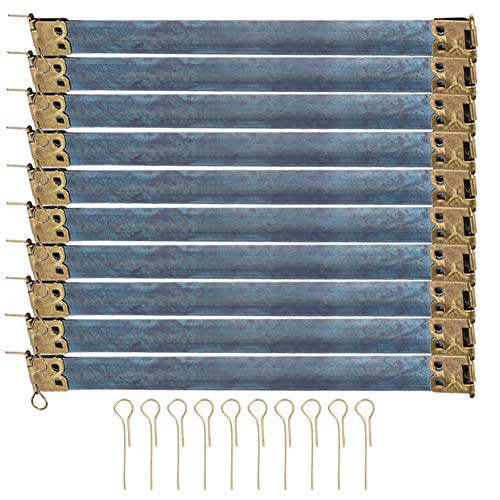10 Stück Geldbörsen-Flex-Rahmen, 20 Cm Internes Metall, Retro-DIY-Taschen-Flex-Rahmen, Nähen, Bastelzubehör von Yuecoom