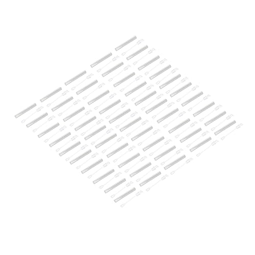 50pcs Blasenstab transparenter Auftritte mit Leckdosen, Leichtgewichten Blasenstäbchen für Hochzeiten Partyjubiläen von Yuecoom