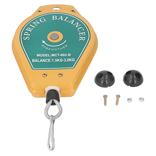 Einziehbarer Federzug, Federzug 3,3 bis 6,6 lb Einstellbare Spannung Eisen Edelstahl Werkzeughalter Hängeausrüstung Einziehbarer Federzug, Federzug 3,3 bis 6,6 lb Einstellbare Spannung Eisen Edelstahl Werkzeughalter Hängeausrüstung von Yuecoom