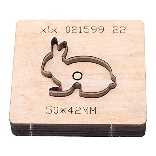 Leder-Metall-Stanzform, Kanten, strapazierfähiges Leder-Metall-Stanzform, Kaninchenform, DIY-Stanzform, Kunsthandwerkszubehör für Brieftaschen, Gürtel Leder-Metall-Stanzform, Kanten, strapazierfähiges Leder-Metall-Stanzform, Kaninchenform, DIY-Stanzform, Kunsthandwerkszubehör für Brieftaschen, Gürtel von Yuecoom