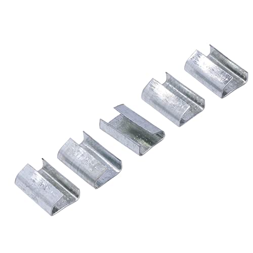 Metall-Umreifungsschnalle, Plomben für Stahlband Verzinkte Stahlverpackung Offene Plomben für 16 mm PET-Kunststoffband von Yuecoom