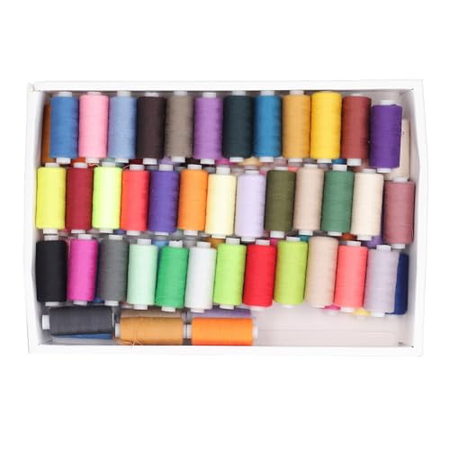 Polyester-Nähgarn-Set, 80 Farben, für Heimwerker, Handnähen, Quilten, Haushalt von Yuecoom