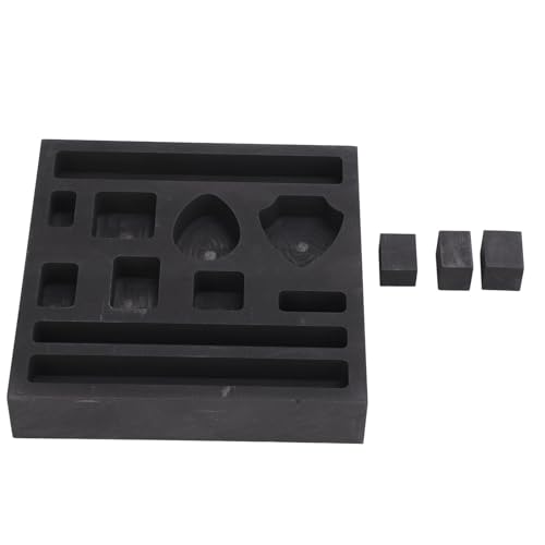 Yuecoom Graphit -Ingotform für Metallguss 11 Löcher, Mist zum Gießen von Metall, einfache Deparieren von Hochtemperaturfestern mit beweglicher Laffer Yuecoom Graphit -Ingotform für Metallguss 11 Löcher, Mist zum Gießen von Metall, einfache Deparieren von Hochtemperaturfestern mit beweglicher Laffer von Yuecoom