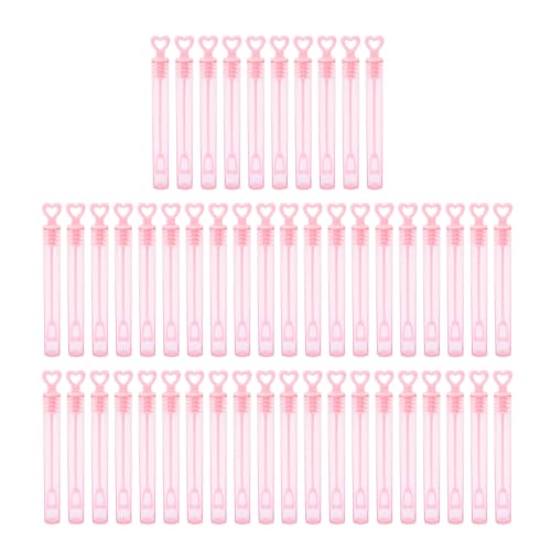 Yuecoom Herzförmige rosa transparente Bubble Sticks Party bevorzugt Spiele Belohnungen Hochzeiten 50 PCS Mini Blasenstab Yuecoom Herzförmige rosa transparente Bubble Sticks Party bevorzugt Spiele Belohnungen Hochzeiten 50 PCS Mini Blasenstab von Yuecoom