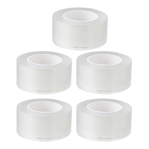 Yuecoom Klares doppeltes klebriges Klebeband, transparentes Nanometermaterial elastisches Klebeband, starkes zweiseitiges Befehlsband für Handwerk (Set von 5Roll) von Yuecoom