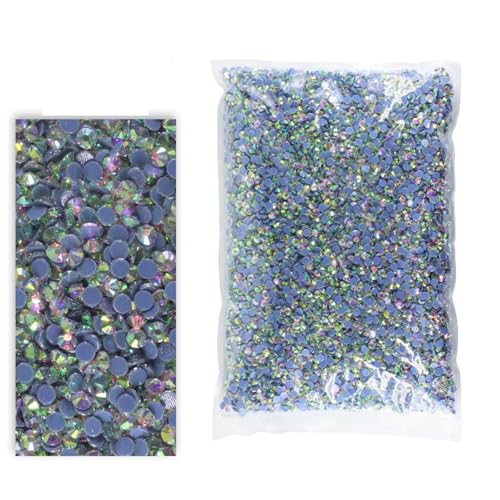 Yuelulala 14400 Stück klare Strasssteine zum Aufbügeln aus Glas für Kleidung (A75-1) von Yuelulala