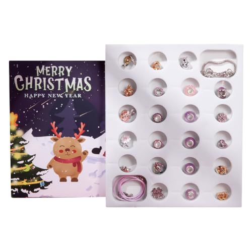 Yuemeuy Charm Armband Adventskalender - 24 Tage Weihnachts Charm Armband Für Mädchen - Schmuck Set Für Jugendliche Teenager Frauen Familie Thanksgiving Geburtstag Kinder Freundin Yuemeuy Charm Armband Adventskalender - 24 Tage Weihnachts Charm Armband Für Mädchen - Schmuck Set Für Jugendliche Teenager Frauen Familie Thanksgiving Geburtstag Kinder Freundin von Yuemeuy