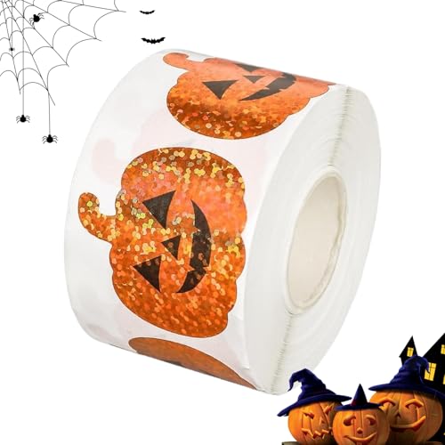 Yuemeuy Halloween Aufkleber Kürbisse | Halloween Sticker Rolle Kürbis,Holografisch 500 Stück Zubehör für Bemalung Schnitzerei Dekoration Spiele Aktivitäten Klassenzimmer für Teenager Erwachsene und Yuemeuy Halloween Aufkleber Kürbisse | Halloween Sticker Rolle Kürbis,Holografisch 500 Stück Zubehör für Bemalung Schnitzerei Dekoration Spiele Aktivitäten Klassenzimmer für Teenager Erwachsene und von Yuemeuy
