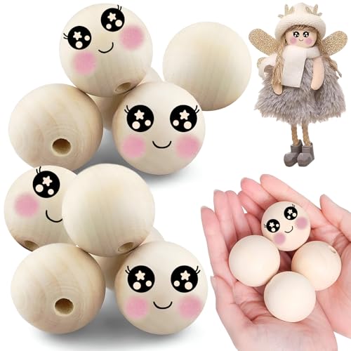 40mm Holzperlen mit Gesicht,Yueser 10 Stück Holzkugeln mit Gesicht für Sorgenwurm 40mm Holzperlen mit Gesicht Sorgenwürmchen Holzköpfe mit Gesicht Glückswürmchen Perlen mit Gesicht Holzkugeln mit Loch 40mm Holzperlen mit Gesicht,Yueser 10 Stück Holzkugeln mit Gesicht für Sorgenwurm 40mm Holzperlen mit Gesicht Sorgenwürmchen Holzköpfe mit Gesicht Glückswürmchen Perlen mit Gesicht Holzkugeln mit Loch von Yueser