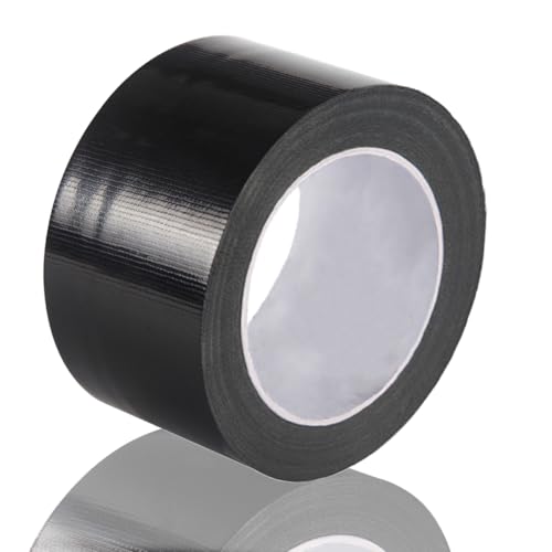 Yuexitech Gaffa Tape, 50mm X 20m Klebeband Schwarz, Panzerband Extra Stark Wasserfest Für Haus, Automobil Oder Outdoor Reparaturen von Yuexitech