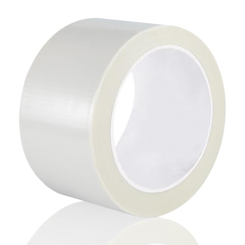 Yuexitech Gaffa Tape, 50mm X 20m Klebeband Weiß, Panzerband Extra Stark Wasserfest Für Haus, Automobil Oder Outdoor Reparaturen von Yuexitech