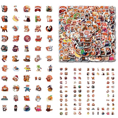 110 Stück Roter Panda Aufkleber, Roter Panda Aufkleber Für Wasserflasche, Funny Animal Waterproof Sticker Pack, Laptop, Telefon, Gepäck, Skateboard Aufkleber Für Erwachsene, Teenager, Mädchen, Kinder 110 Stück Roter Panda Aufkleber, Roter Panda Aufkleber Für Wasserflasche, Funny Animal Waterproof Sticker Pack, Laptop, Telefon, Gepäck, Skateboard Aufkleber Für Erwachsene, Teenager, Mädchen, Kinder von Yugugomo
