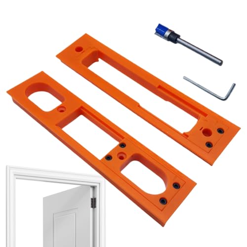 Türband Fräslehre | Einstellbare Tür Montage Vorrichtung,Schnelles Präzises Tragbares Set Für Außenbereich Holzwerkstatt Garage Installation Anfänger Türband Fräslehre | Einstellbare Tür Montage Vorrichtung,Schnelles Präzises Tragbares Set Für Außenbereich Holzwerkstatt Garage Installation Anfänger von Yugugomo
