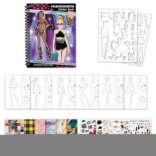 Yugugomo Mädchen Stickerbücher - Mode Design Malsticker Buch Für Kleinkinder,Interaktives Lernspielzeug Für Kinder Ab 3 Jahren Mädchen Lehrer Zuhause Reise Spielzeit Yugugomo Mädchen Stickerbücher - Mode Design Malsticker Buch Für Kleinkinder,Interaktives Lernspielzeug Für Kinder Ab 3 Jahren Mädchen Lehrer Zuhause Reise Spielzeit von Yugugomo