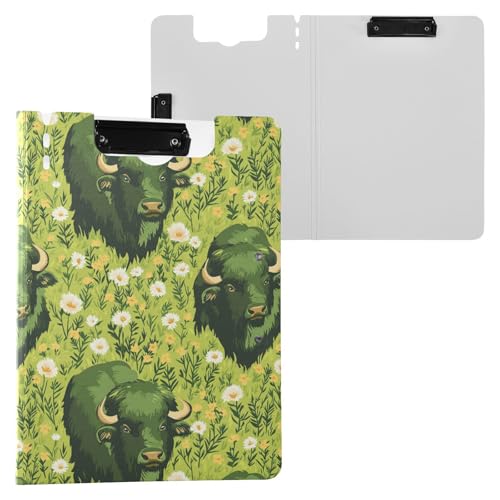 Clipboard Folder Deep Green Flowers Cows A4 Clipfolio Two Metal Clips Pen Holder Office Clip Board with Cover Clipboard Folder Deep Green Flowers Cows A4 Clipfolio Two Metal Clips Pen Holder Office Clip Board with Cover von Yuiboo