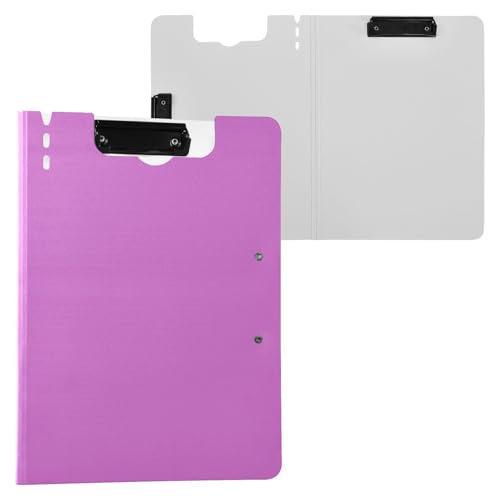 Clipboard Folder Orchid Purple A4 Clipfolio Double Metal Clips Pen Holder Nursing Clip Board with Hard Cover Clipboard Folder Orchid Purple A4 Clipfolio Double Metal Clips Pen Holder Nursing Clip Board with Hard Cover von Yuiboo