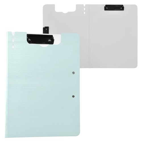 Faltbare Klemmbretter Helles Cyanblau A4 Klemmbrett Folio Binder Horizontal und Vertikal Doppelclips Büro Klemmbrett mit Abdeckung Faltbare Klemmbretter Helles Cyanblau A4 Klemmbrett Folio Binder Horizontal und Vertikal Doppelclips Büro Klemmbrett mit Abdeckung von Yuiboo