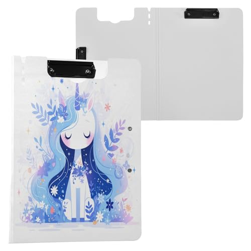 Faltbares Klemmbrett Cartoon Chic Einhörner A4 Clipfolio Zwei Metallclips Stifthalter Still-Clipboard mit festem Einband Faltbares Klemmbrett Cartoon Chic Einhörner A4 Clipfolio Zwei Metallclips Stifthalter Still-Clipboard mit festem Einband von Yuiboo
