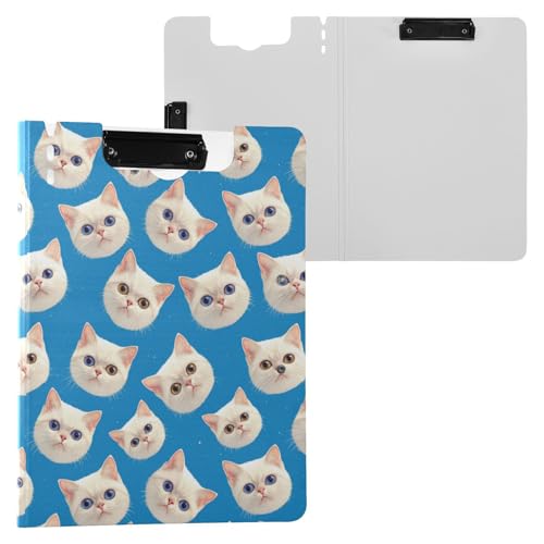 Faltbares Klemmbrett Katzengesicht Blau A4 Klemmbrett mit Ordner Doppelte Metallclips Stifthalter Büro Klemmbrett mit Abdeckung Faltbares Klemmbrett Katzengesicht Blau A4 Klemmbrett mit Ordner Doppelte Metallclips Stifthalter Büro Klemmbrett mit Abdeckung von Yuiboo