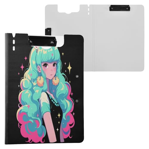 Faltbares Klemmbrett mit Aufbewahrung, Beauty-Alpaka-A4-Klemmbrett, Clipfolio, doppelte Metall-Clips, Stifthalter, Still-Clipboard mit Abdeckung Faltbares Klemmbrett mit Aufbewahrung, Beauty-Alpaka-A4-Klemmbrett, Clipfolio, doppelte Metall-Clips, Stifthalter, Still-Clipboard mit Abdeckung von Yuiboo