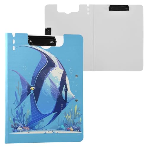 Gefaltetes Klemmbrett Fisch Medium Lila A4 Klemmbrett Binder Horizontal und Vertikal Doppelclips Still-Klemmbrett mit festem Einband Gefaltetes Klemmbrett Fisch Medium Lila A4 Klemmbrett Binder Horizontal und Vertikal Doppelclips Still-Klemmbrett mit festem Einband von Yuiboo