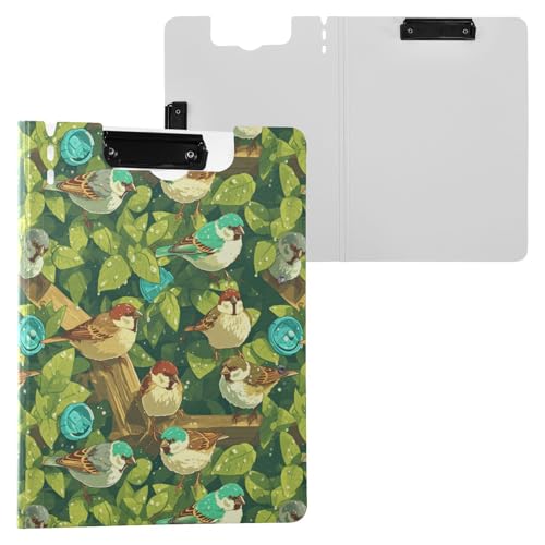 Gefaltetes Klemmbrett Niedliche Spatzenvögel A4 Klemmbrett Binder Doppelte Metallclips Stifthalter Büro Klemmbrett mit Abdeckung Gefaltetes Klemmbrett Niedliche Spatzenvögel A4 Klemmbrett Binder Doppelte Metallclips Stifthalter Büro Klemmbrett mit Abdeckung von Yuiboo