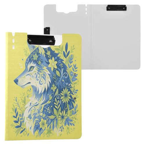 Gefaltetes Klemmbrett Wolf Frühling Grün A4 Klemmbrett Folio Doppelclips Stifthalter Büro Klemmbrett mit festem Einband Gefaltetes Klemmbrett Wolf Frühling Grün A4 Klemmbrett Folio Doppelclips Stifthalter Büro Klemmbrett mit festem Einband von Yuiboo