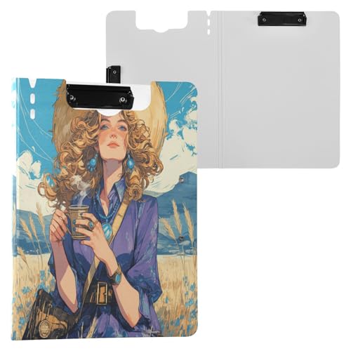 Klappbare Klemmbretter Elegant Explorer A4 Klemmbrett Binderfolio Horizontal und Vertikal Doppelclips Büro Klemmbrett mit Abdeckung Klappbare Klemmbretter Elegant Explorer A4 Klemmbrett Binderfolio Horizontal und Vertikal Doppelclips Büro Klemmbrett mit Abdeckung von Yuiboo
