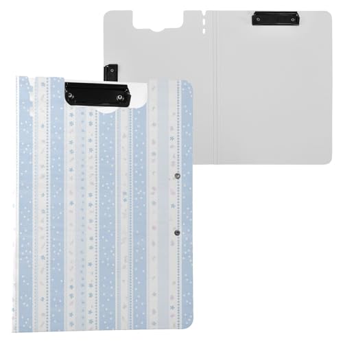 Klemmbrett Blumen Polka Dot Blau Stipe A4 Klemmbrett Binderfolio Doppelclips Stifthalter Still-Clipboard mit Abdeckung Klemmbrett Blumen Polka Dot Blau Stipe A4 Klemmbrett Binderfolio Doppelclips Stifthalter Still-Clipboard mit Abdeckung von Yuiboo