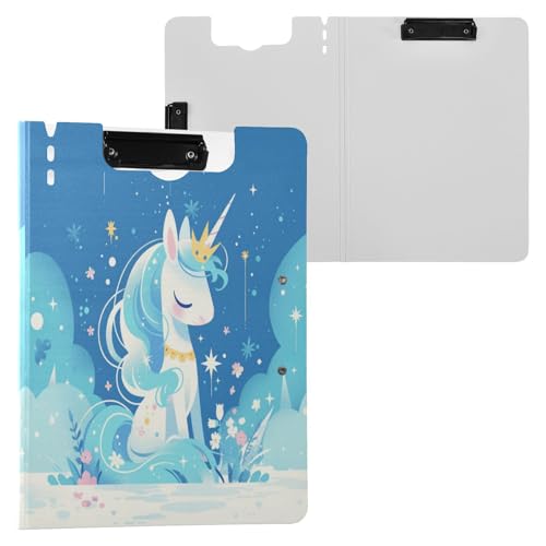 Klemmbrett Chic Unicorns Hellblau A4 Klemmbrett mit Padfolio Doppelclips Stifthalter Schule Klemmbrett mit Hardcover Klemmbrett Chic Unicorns Hellblau A4 Klemmbrett mit Padfolio Doppelclips Stifthalter Schule Klemmbrett mit Hardcover von Yuiboo