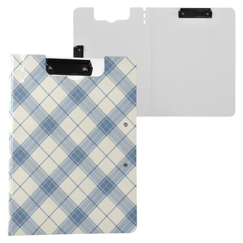 Klemmbrett Faltbar Grau Kariert A4 Klemmbrett mit Padfolio Doppelclips Stifthalter Büro Klemmbrett mit Hardcover Klemmbrett Faltbar Grau Kariert A4 Klemmbrett mit Padfolio Doppelclips Stifthalter Büro Klemmbrett mit Hardcover von Yuiboo