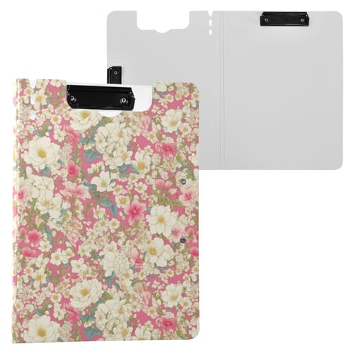 Klemmbrett Jasmin Blumen Rosa A4 Klemmbrett Folio Doppelclips Stifthalter Still-Klemmbrett mit festem Einband Klemmbrett Jasmin Blumen Rosa A4 Klemmbrett Folio Doppelclips Stifthalter Still-Klemmbrett mit festem Einband von Yuiboo