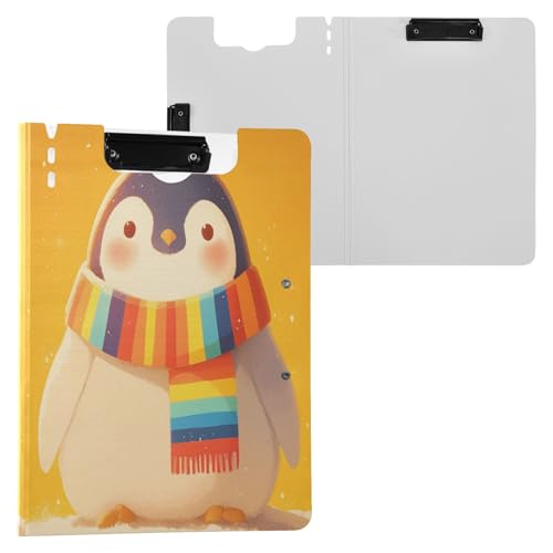 Klemmbrett Ordner Regenbogen Cartoon Pinguin A4 Klemmbrett mit Padfolio Zwei Metallclips Stifthalter Büro Klemmbrett mit Abdeckung Klemmbrett Ordner Regenbogen Cartoon Pinguin A4 Klemmbrett mit Padfolio Zwei Metallclips Stifthalter Büro Klemmbrett mit Abdeckung von Yuiboo