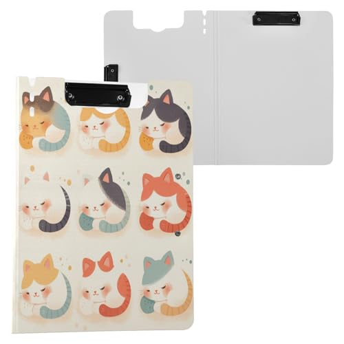 Klemmbrett Sweet Cat Light Coral A4 Klemmbrett mit Binder Doppelclips Stifthalter Still-Clipboard mit Abdeckung Klemmbrett Sweet Cat Light Coral A4 Klemmbrett mit Binder Doppelclips Stifthalter Still-Clipboard mit Abdeckung von Yuiboo